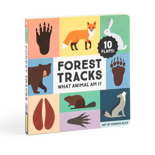 Forest Tracks: What Animal Am I? Lift-the-Flap Board Book