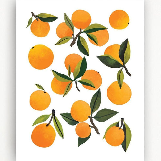 Fresh Clementines Art Print - 11x14 by Clementine Kids