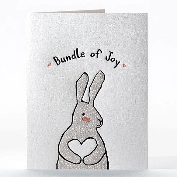 Bunny Love Bundle of Joy Card Paper Goods Elum Designs   