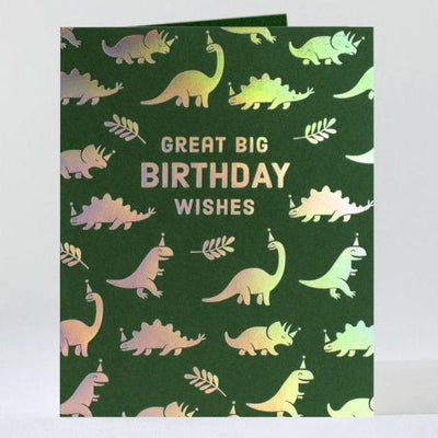 Dinos at the Disco Card Paper Goods + Party Supplies Elum Designs   