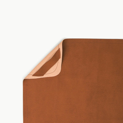 Leather Micro Changing Mat - Ginger by Gathre Bath + Potty Gathre   