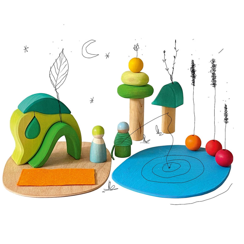 Small World Play in the Woods by Grimm&
