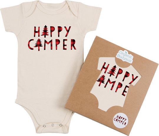 Happy Camper Organic Bodysuit by Morado Designs