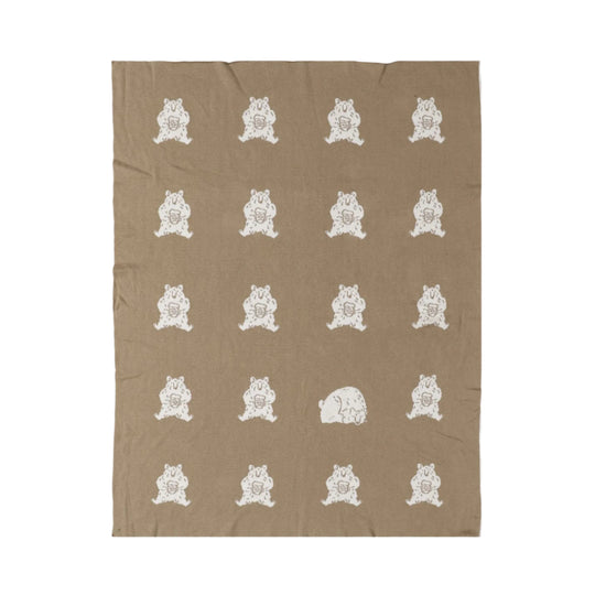 Organic Cotton Blanket -  Honey Bear by The Blueberry Hill