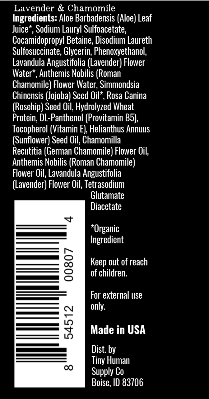 Hot Mess Shampoo + Baby Wash - 8 oz Unscented by Tiny Human Supply Co. Bath + Potty Tiny Human Supply Co.   