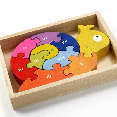 Number Snail Puzzle by Begin Again