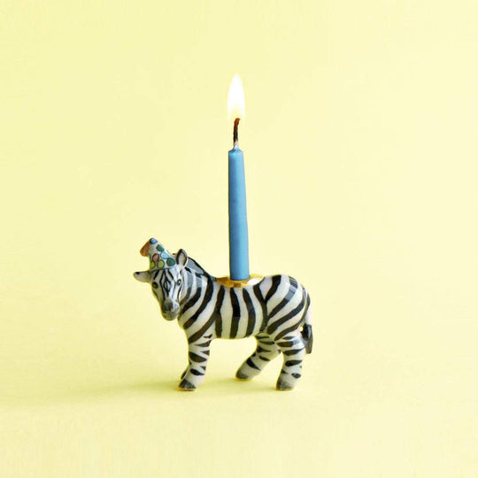 Zebra "Party Animal" Cake Topper by Camp Hollow
