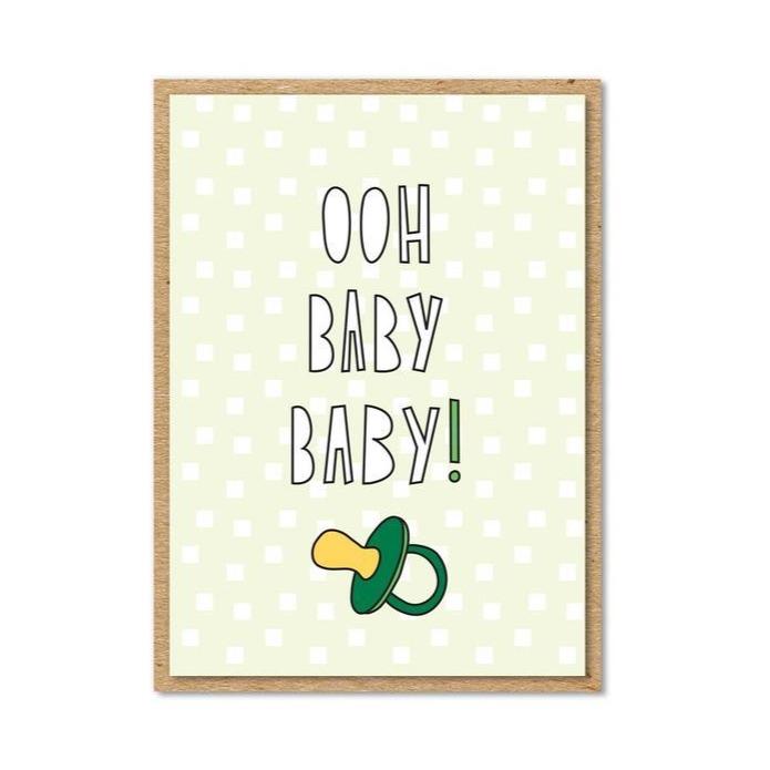 Ooh Baby Baby Enclosure Card Paper Goods + Party Supplies Near Modern Disaster   