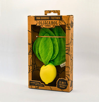 John Lemon Mini DouDou Teether by Oli & Carol