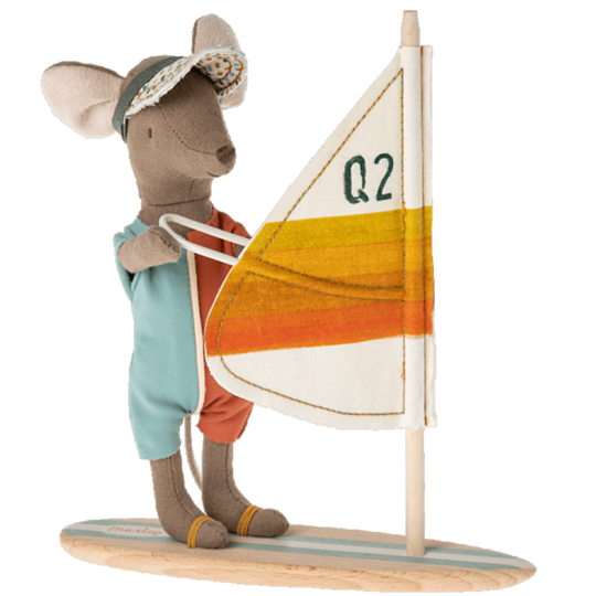 Beach Mouse - Surfer Big Brother by Maileg