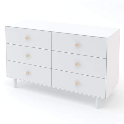 Fawn 6 Drawer Dresser - White by Oeuf Furniture Oeuf   