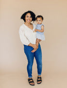 Landon Teething Necklace - Rose Quartz by Chewable Charm Accessories Chewable Charm   