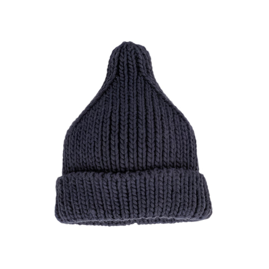 Peak Knit Beanie Hat - Indigo by Huggalugs
