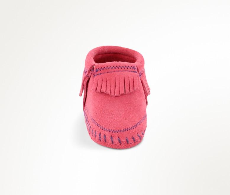 Riley Bootie - Pink by Minnetonka Moccasin Shoes Minnetonka Moccasin Co.   