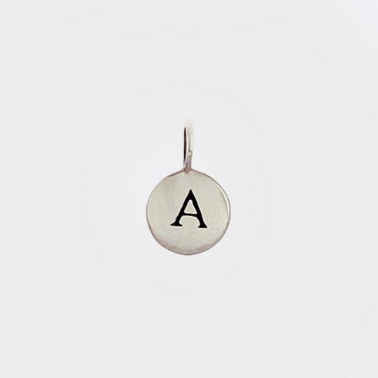 Sterling Silver Initial Pendant Only FINAL SALE