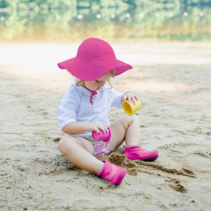 Solid Brim Sun Hat - Hot Pink by iPlay Accessories iPlay   
