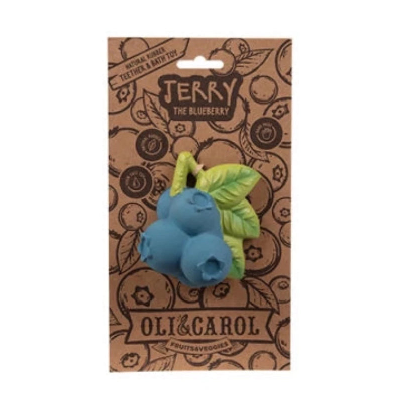 Jerry the Blueberry Teether by Oli & Carol Toys Oli & Carol   