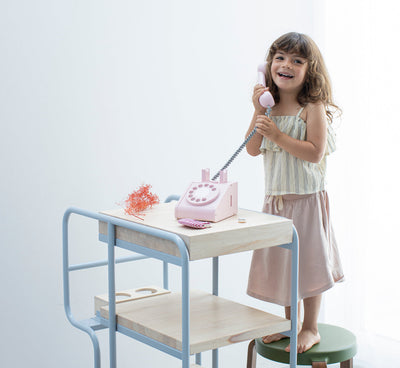 Retro Play Telephone - Pink by kiko & gigi Toys kiko & gigi   
