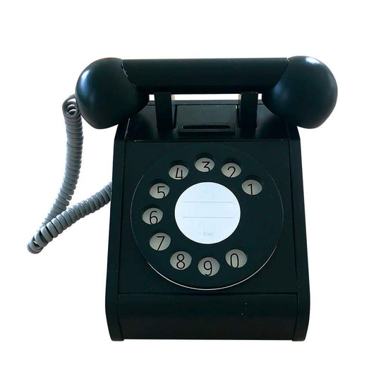 Retro Play Telephone - Black by kiko & gigi