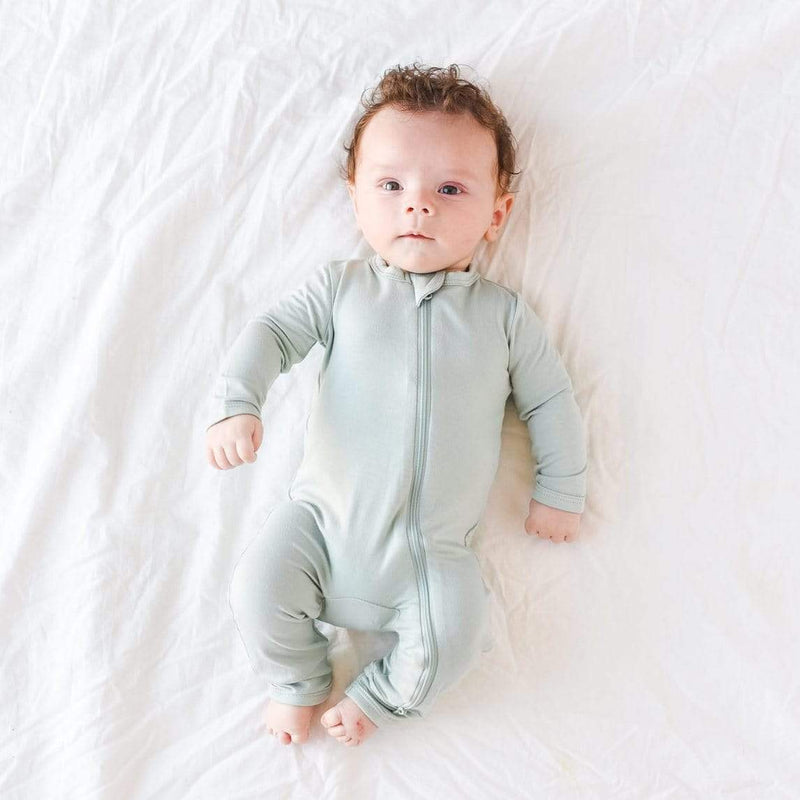 Zippered Romper - Sage by Kyte Baby Apparel Kyte Baby   