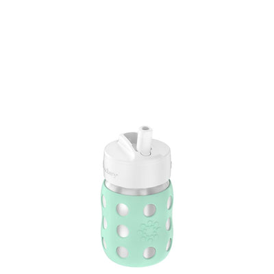 8oz Vacuum Insulated Stainless Steel Bottle with Straw Cap - Mint by Lifefactory Nursing + Feeding Lifefactory   