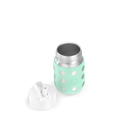 8oz Vacuum Insulated Stainless Steel Bottle with Straw Cap - Mint by Lifefactory Nursing + Feeding Lifefactory   