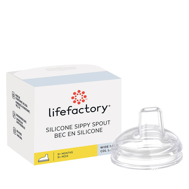Silicone Soft Sippy Spout for Stainless Steel Bottle by Life Factory Nursing + Feeding Lifefactory   