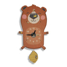 Linus the Bear Single Pendulum Clock by Birch Robot Decor Birch Robot   