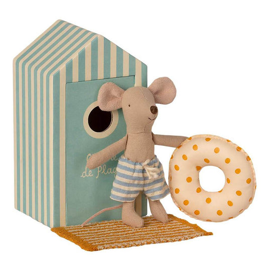 Beach Mouse - Little Brother in Cabin by Maileg