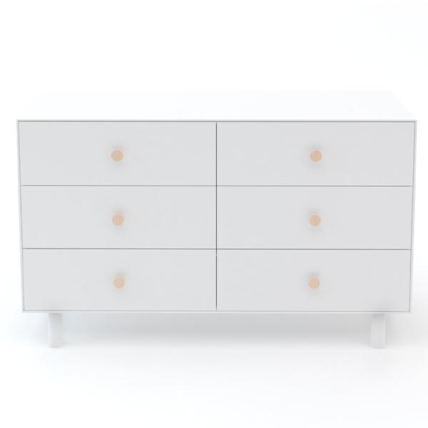 Fawn 6 Drawer Dresser - White by Oeuf Furniture Oeuf   