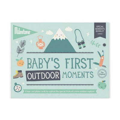 Baby's First Outdoor Moments Booklet by Milestone Gifts Milestone Cards   