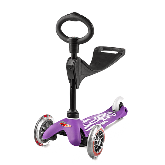 Mini Micro 3in1 Deluxe Scooter - Purple By Micro Kickboard