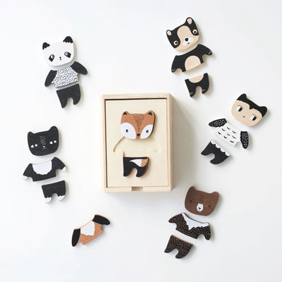 Mix & Match Animal Tiles by Wee Gallery Toys Wee Gallery   
