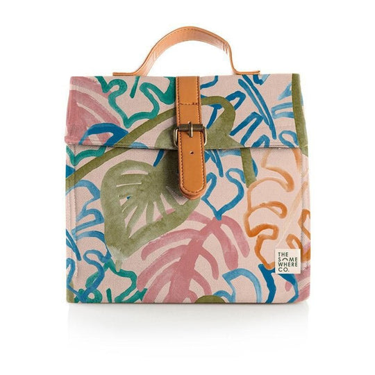Lunch Satchel - Wild Monstera by The Somewhere Co.