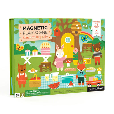 Magnetic Play Scene - Treehouse Party by Petit Collage Toys Petit Collage   