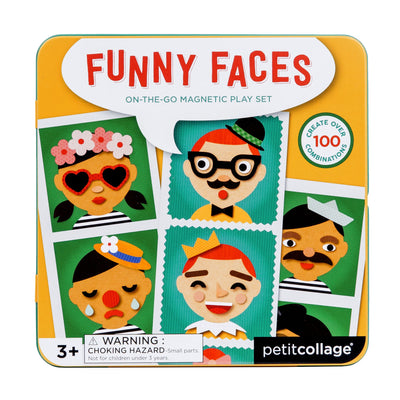 Magnetic Play Set- Funny Faces by Petit Collage Toys Petit Collage   