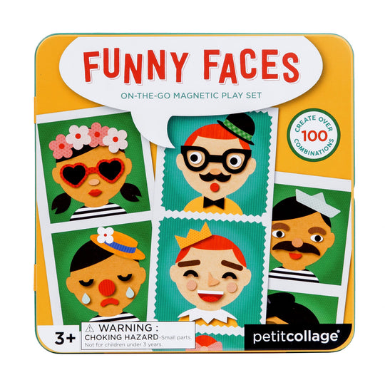 Magnetic Play Set- Funny Faces by Petit Collage