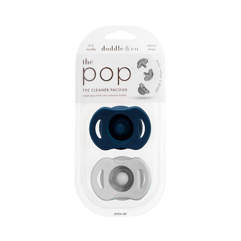 The Pop & Go 2pk - Navy About You + Oh Happy Grey Infant Care Doddle & Co   