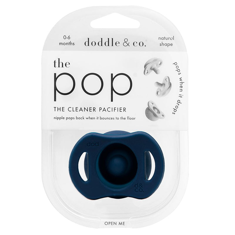 The Pop Pacifier - Navy About You by Doddle & Co Infant Care Doddle & Co   