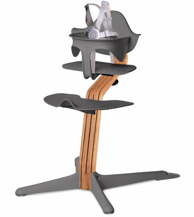 Highchair - Natural Oak by Nomi Furniture Evomove Gray  