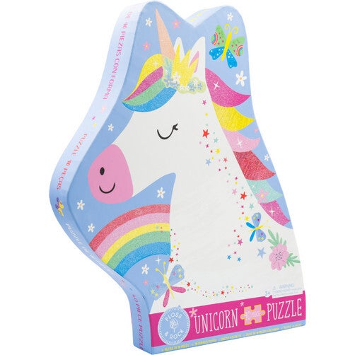 Rainbow Unicorn Jigsaw - 40 Pieces by Floss & Rock – Pacifier Kids Boutique