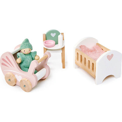 Dolls House Wooden Nursery Set by Tender Leaf Toys Toys Tender Leaf Toys   