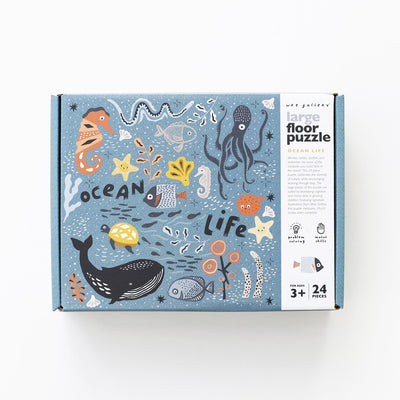Ocean Life Floor Puzzle by Wee Gallery Toys Wee Gallery   