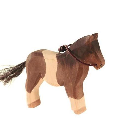 Pony - Brown/White by Ostheimer Wooden Toys Toys Ostheimer Wooden Toys   
