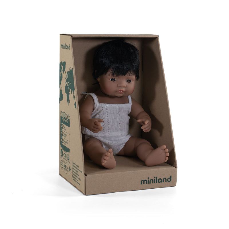 Baby Doll Hispanic Boy 15" by Miniland Toys Miniland   