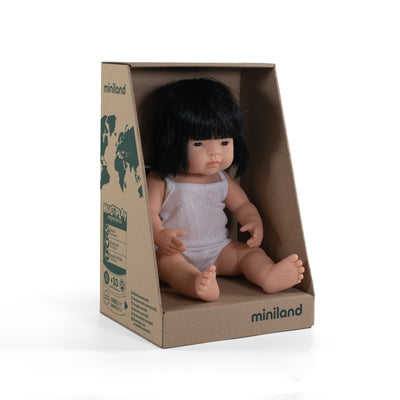 Baby Doll Asian Girl 15" by Miniland Toys Miniland   