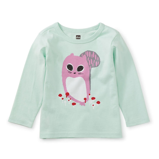 Squirrel Baby Graphic Tee - Garden Party by Tea Collection FINAL SALE