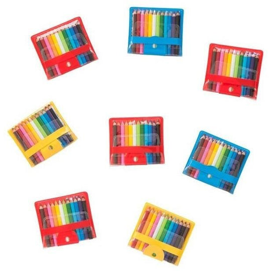 12 Mini 1.75" Pencils in Pouch (1 unit of 12 pencils)