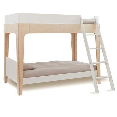 Perch Twin Bunk Bed - White / Birch by Oeuf Furniture Oeuf   