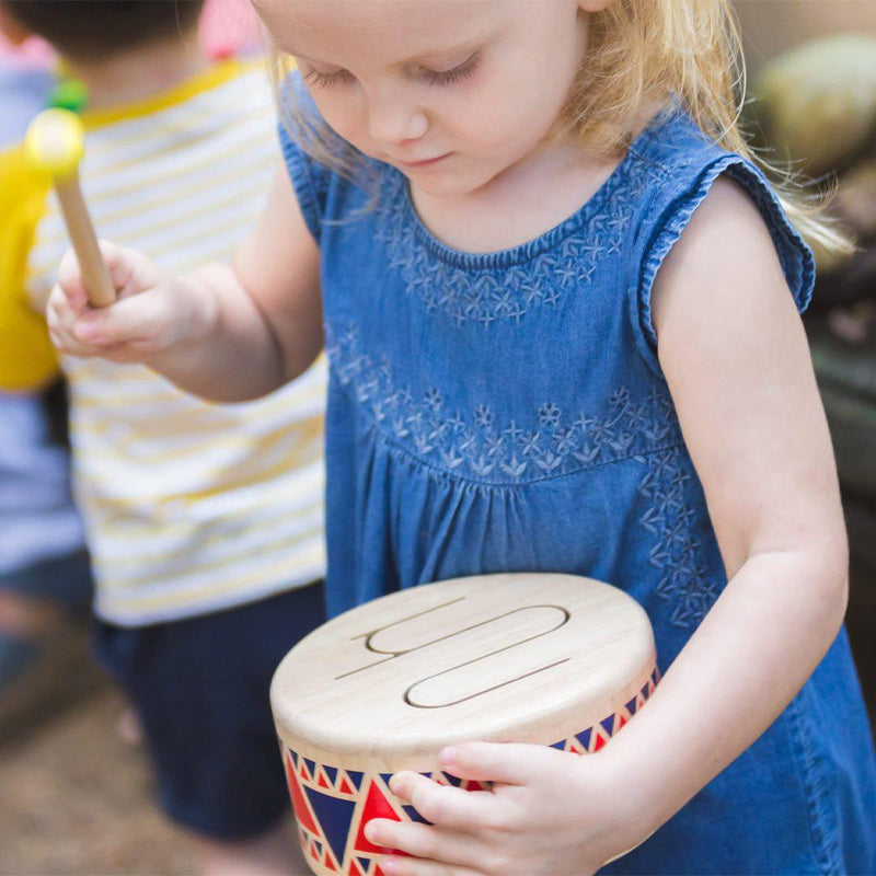 Solid Wooden Drum by Plan Toys Toys Plan Toys   